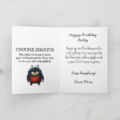 Monster Bedlam...Giechel Squatch Bedankkaart (Binnen)