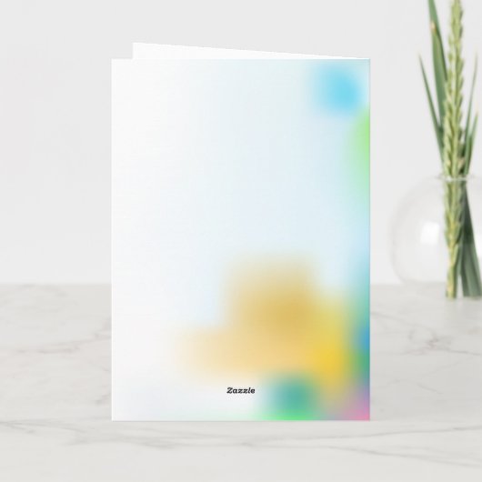 Monster Beer Kinderen Birthday Kaart (Achterkant)