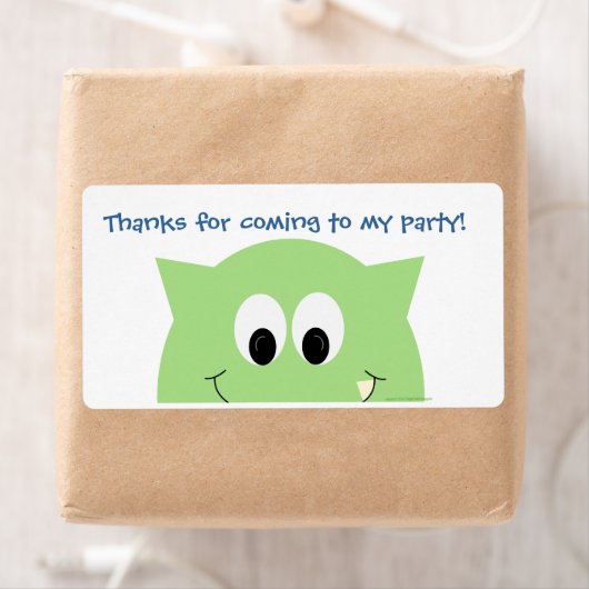 Monster begunstigt Label label (Insitu)