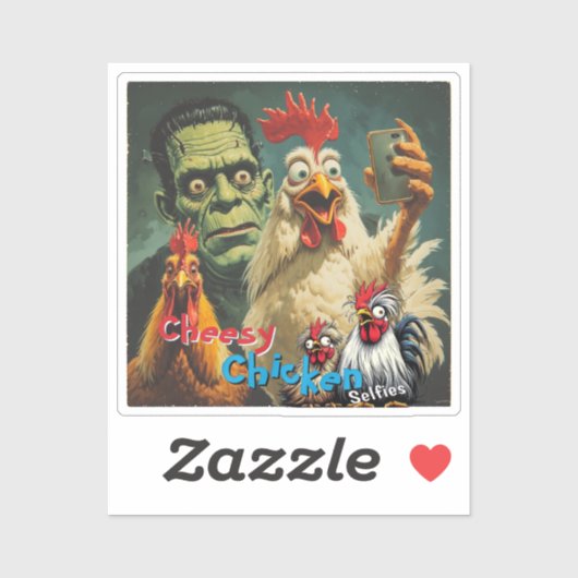 “Monster BFFs” Anna & Stan Vinyl  Sticker (Vel)