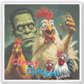 “Monster BFFs” Anna & Stan Vinyl  Sticker (Voorkant)