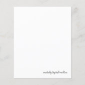 Monster bingo - baby shower game (Achterkant)