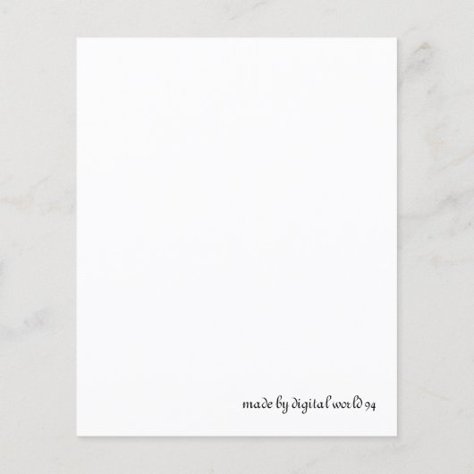 Monster bingo - baby shower game (Achterkant)