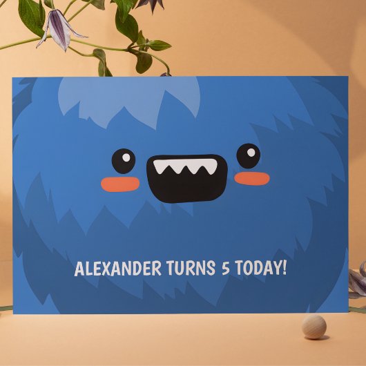 Monster Birthday Bash Briefkaart