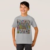 Monster Birthday Bash T-shirt (Voorkant volledig)