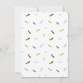 Monster Birthday Dank je wel. Bedankkaart (Achterkant)