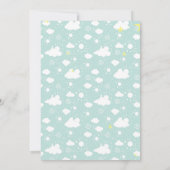 Monster Birthday Invitation Kaart (Achterkant)