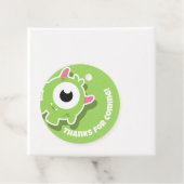Monster Birthday Party Bedankjes Labels (In situ)