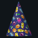 Monster Birthday Party Feesthoedjes<br><div class="desc">Dit schattige monsterthema verjaardagsfeestje is geweldig voor kinderen die van kleine monsters houden! Helder en kleurrijk en uniek!</div>