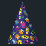 Monster Birthday Party Feesthoedjes<br><div class="desc">Dit schattige monsterthema verjaardagsfeestje is geweldig voor kinderen die van kleine monsters houden! Helder en kleurrijk en uniek!</div>