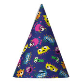 Monster Birthday Party Feesthoedjes (Links)