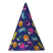 Monster Birthday Party Feesthoedjes (Rechts)