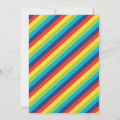 Monster Birthday Party Invitation Kaart (Achterkant)