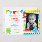 Monster Birthday Party Invitations Kaart (Voorkant)