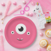 Monster Birthday Party Papieren Bordje (Feest)
