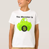 Monster Birthday Tshirts (Voorkant)