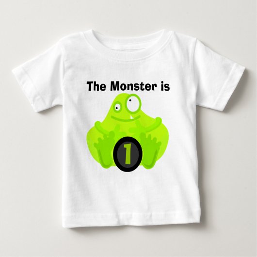 Monster Birthday Tshirts (Voorkant)