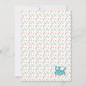 Monster Birthday Uitnodiging (Achterkant)