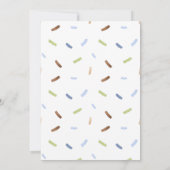 Monster Birthday Uitnodiging, Ons kleine Monster Kaart (Achterkant)