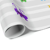 Monster Birthday Wrapping Paper Cadeaupapier (Rol Hoek)