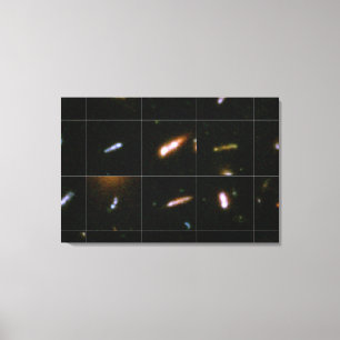Monster Black Holes groeit na galactische fusies Canvas Afdruk