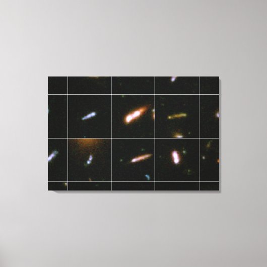 Monster Black Holes groeit na galactische fusies Canvas Afdruk (Voorkant)