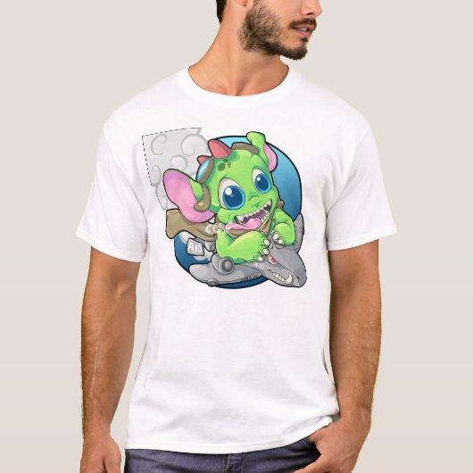 Monster Bomber Pilot T-shirt (Voorkant)