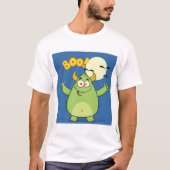 Monster Boo Mannen T-Shirt (Voorkant)