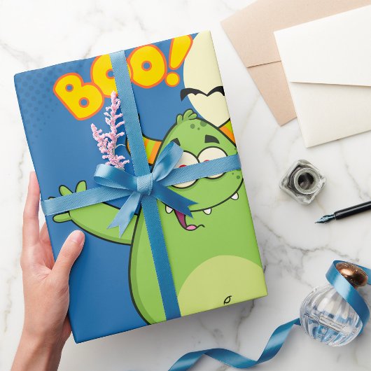 Monster Boo Wrapping Paper Cadeaupapier