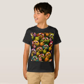 Monster Booger Party Funny Gross-Out T-shirt (Voorkant volledig)