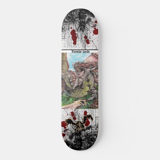 monster bords batlle persoonlijk skateboard (Voorkant)