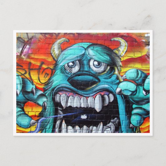 monster briefkaart (Voorkant)