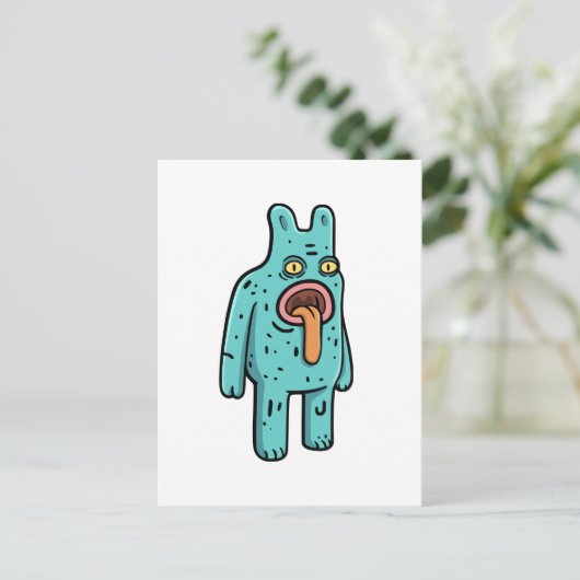 Monster Briefkaart (Staand voorkant)