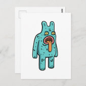 Monster Briefkaart (Voorkant / Achterkant)