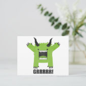 monster briefkaart (Staand voorkant)