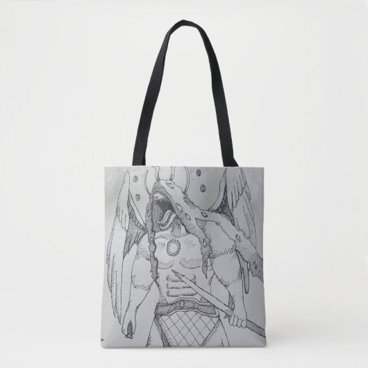 Monster Canvas tas (Voorkant)