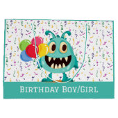 Monster/Cartoon/alien Groot Cadeauzakje (Achterkant)