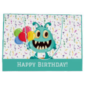 Monster/Cartoon/alien Groot Cadeauzakje (Achterkant)