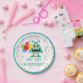 Monster/Cartoon/alien Papieren Bordje (Feest)