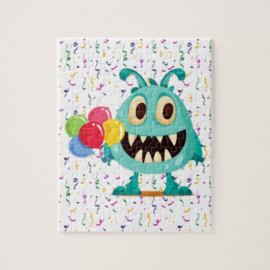 Monster/Cartoon/buitenaards wezen Legpuzzel (Verticaal)