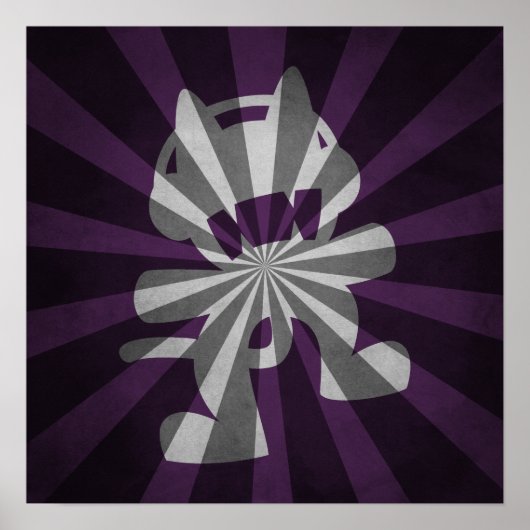 Monster Cat Outburst Poster Design (Voorkant)