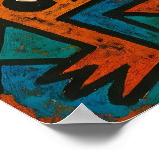 Monster Chaos Fun Artsy Wall Poster Print (Hoek)