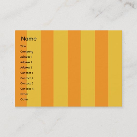 Monster - Chubby Visitekaartje (Voorkant)