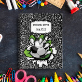 Monster Claw Holding Voetbal Voet Custom Spiral Notitieboek