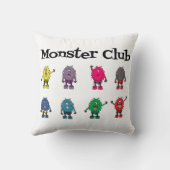Monster Club Kinder Kussen – Knuffeldieren (Achterkant)