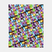 Monster Collage Fleece Blanket (Voorkant)