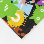 Monster Collage Fleece Blanket (Hoek)