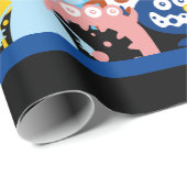 Monster Collage Wrapping Paper Cadeaupapier (Rol Hoek)