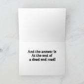 MONSTER COMEDIAN VOOR HALLOWEEN FEESTDAGEN KAART (Binnen)