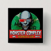 MONSTER COMPLEX 2-INCH SQUARE BUTTON (Voorkant)